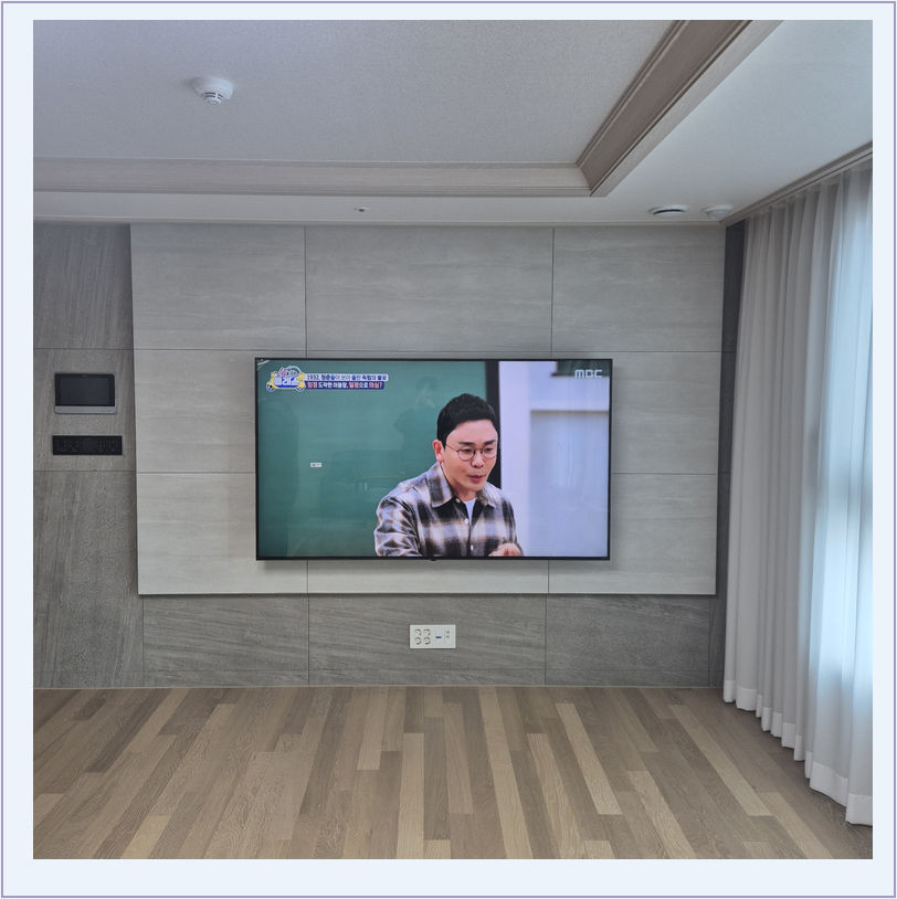 TV 설치 참고 셋톱박스 선숨김 25-3