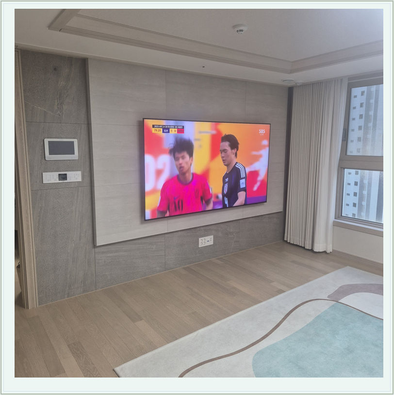 TV 설치 참고 고정형 거치대 37-1